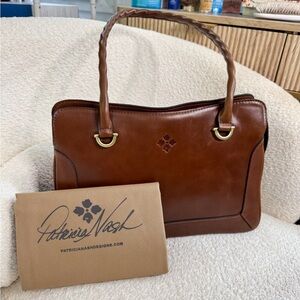 NWT Patricia Nash Malviza Leather Satchel